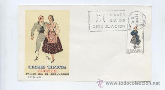 Sellos: SPD TRAJE REGIONAL DE CUENCA 18/04/1968 - Foto 1