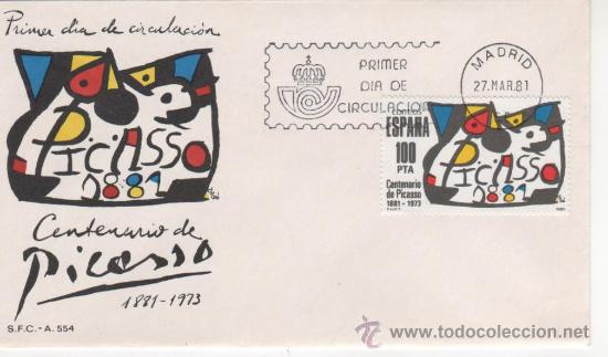 Sellos: HOMENAJE A PABLO RUIZ PICASSO.-1981