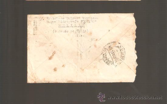 Sellos: Sobre con matasello de Melilla 16 Ago 47 - Foto 2