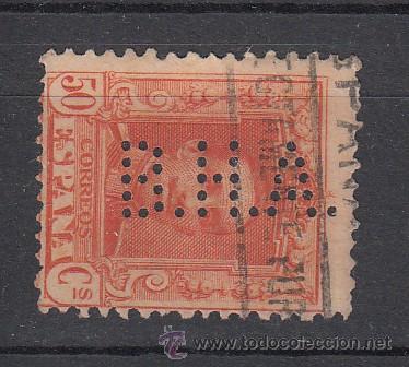 Sellos: ,,perforado b 54 b.h.a. banco hispano americano,