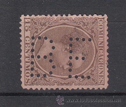 Francobolli: ,,perforado b 35 B E banco de espa&ntilde;a,
