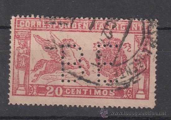 Francobolli: ,,perforado b 35 B E banco de espa&ntilde;a,