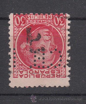 Stamps: ,,perforado b 30 b.c.b. (al reves) banco comercial de barcelona,