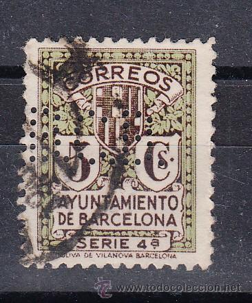 Sellos: ,,perforado b 30 b.c.b. banco comercial de barcelona, - Foto 1
