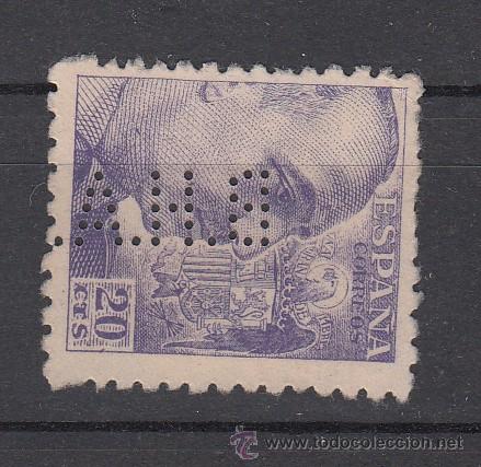 Francobolli: ,,perforado b 54 b.h.a. (al reves) banco hispano americano,