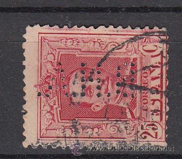 Francobolli: ,,perforado b 54 b.h.a. (al reves) banco hispano americano,
