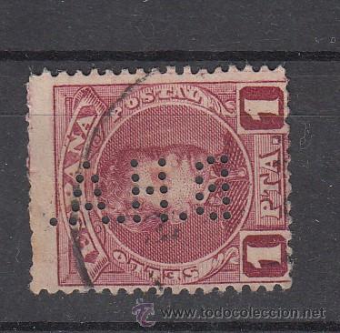 Sellos: ,,perforado b 54 b.h.a. (al reves) banco hispano americano,