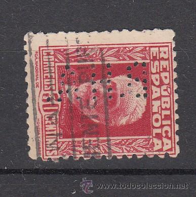 Selos: ,,perforado b 54 b.h.a. (al reves) banco hispano americano,