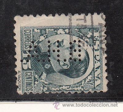 Francobolli: ,,perforado b 54 b.h.a. (al reves) banco hispano americano,