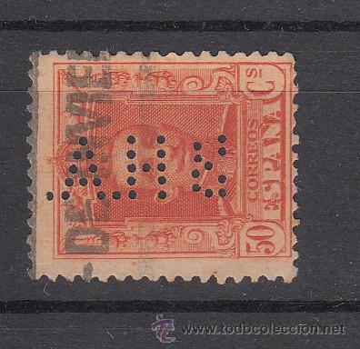 Sellos: ,,perforado b 54 b.h.a. (al reves) banco hispano americano,