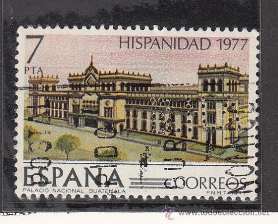 Timbres: ,,perforado b 54 b.h.a. banco hispano americano,