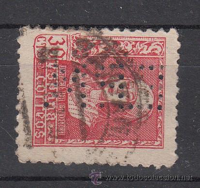 Sellos: ,,perforado e 22 E.P.M. (al reves) e. perez del molino, s.a., santander, - Foto 1