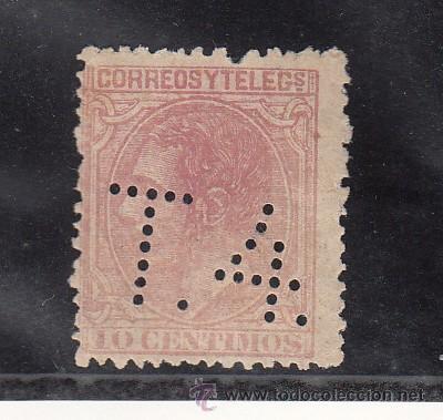 Sellos: ,,perforado  telegrafos T. 4. - Foto 1