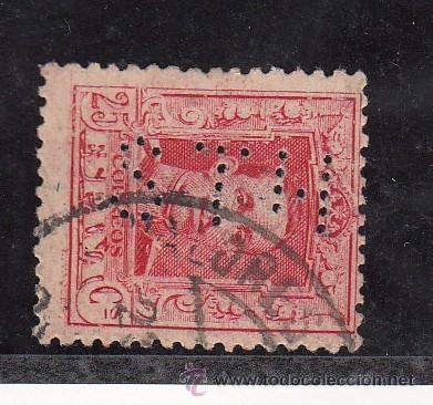 Sellos: ,,perforado s 18 S T H soler y torra hermanos, banqueros - Foto 1