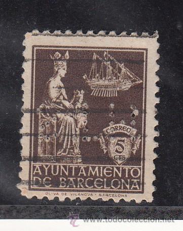 Sellos: ,,perforado s 18 S T H soler y torra hermanos, banqueros - Foto 1