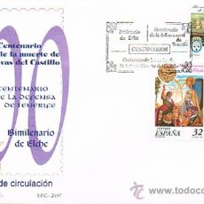 Sellos: ESPAÑA 1997 EDIFIL 3498 A 3500 SOBRE PRIMER DIA CENTENARIOS. Lote 28780105