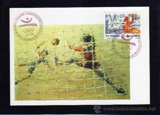 Sellos: PRIMER DIA - PRE-OLIMPICA - BALONMANO.. - Foto 1