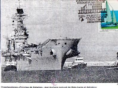 Stamps: CENTENARIO DEL PRIMER MUELLE DEL PUERTO DE ALGECIRAS, EXP. FILAT&Eacute;LICA, 1994, MATASELLOS EN TARJETA