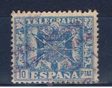 Sellos: escudo telegrafos marcado barcelona - Foto 1