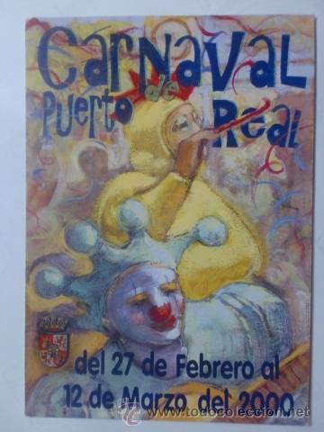 Sellos: TARJETA POSTAL. CARNAVAL DE PUERTO REAL. - Foto 1