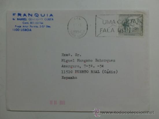 Sellos: SOBRE CON MATASELLOS DE LISBOA 1994. - Foto 1