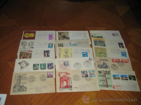Sellos: 52 sobres diferentes de Espa&ntilde;a. Primer dia. - Foto 3