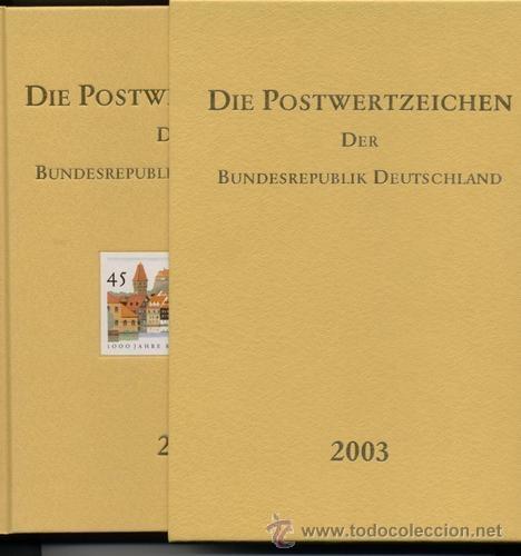 Sellos: ALEMANIA LIBRO ANUARIO 2003 CON ESTUCHE PROTECTOR- SIN SELLOS - Foto 1
