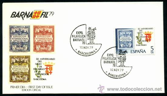 Sellos: Sobre Primer Dia - BARNAFIL 79 - Foto 1