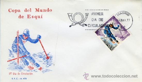Sellos: COPA DEL MUNDO DE ESQU&Iacute;. SFC.- A. 479