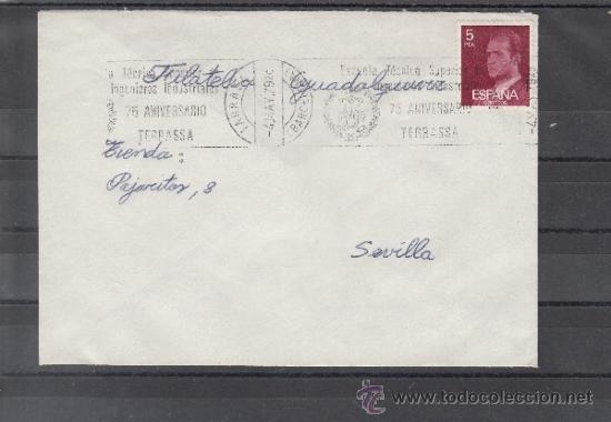 Briefmarken: 1979 rodillo 22 tarrasa (barcelona circulado 75 aniv&ordm; escuela tecnica superior ingenieros industrial