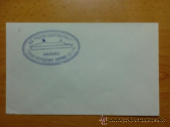 Sellos: SOBRE CON MATASELLO. MS FEDOR DOSTOEVSKIY. NASSAU. - Foto 1