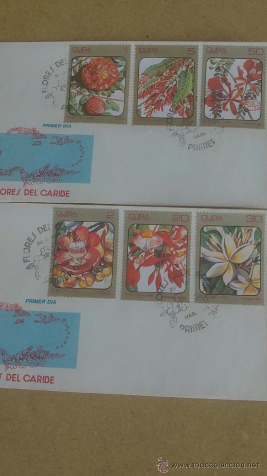 Briefmarken: LOTE DE DOS SOBRES PRIMER DIA  CORREOS  DE CUBA.A&Ntilde;O:1984