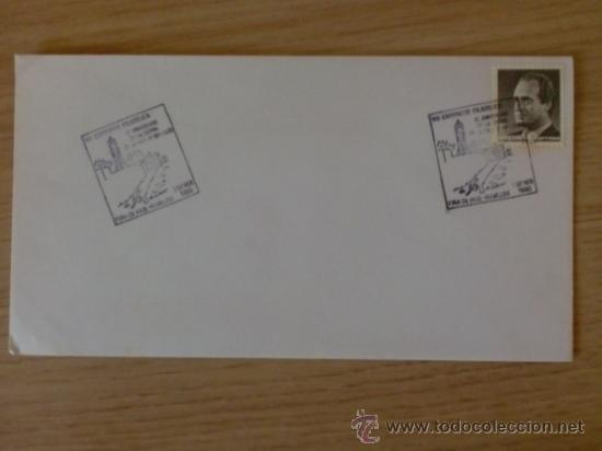 Timbres: SOBRE CON MATASELLO. 1990. VII EXPO. FILAT. FIRA DE REIS-MANLLEU.