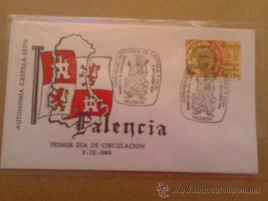 Sellos: Sobre primer dia, de Palencia - Foto 1
