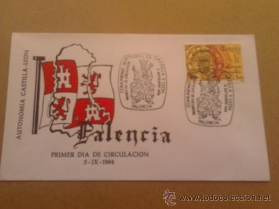 Sellos: Sobre primer dia, de Palencia 1984 - Foto 1