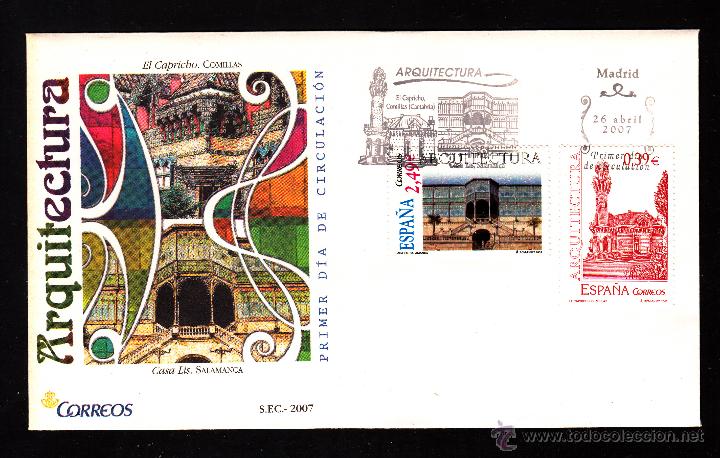 Sellos: ESPA&Ntilde;A SPD 4323/28 - A&Ntilde;O 2007 - ARQUITECTURA - Foto 2