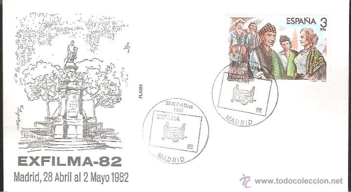 Sellos: MATASELLOS MADRID EXFILMA 82 1982 - Foto 1