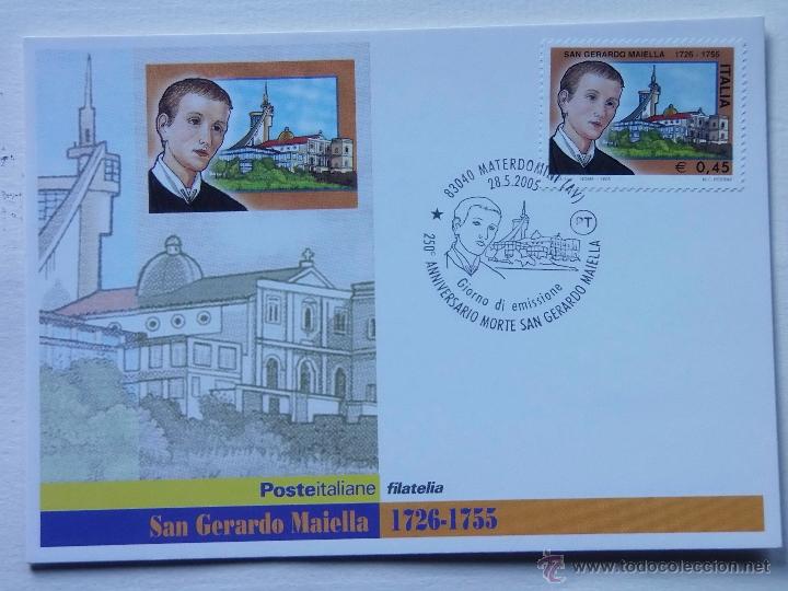 Stamps: REPUBLICA ITALIANA - SAN GERARDO MAIELLA - SAN GERARDO MAYELA -