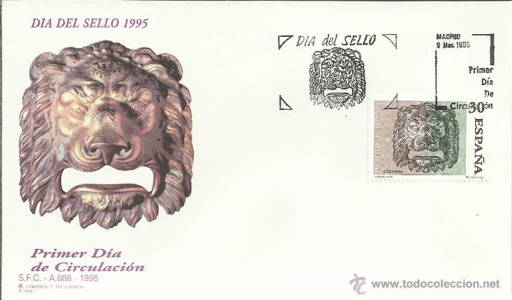 Sellos: ESPA&Ntilde;A SPD DIA DEL SELLO 1995 BUZON - Foto 1