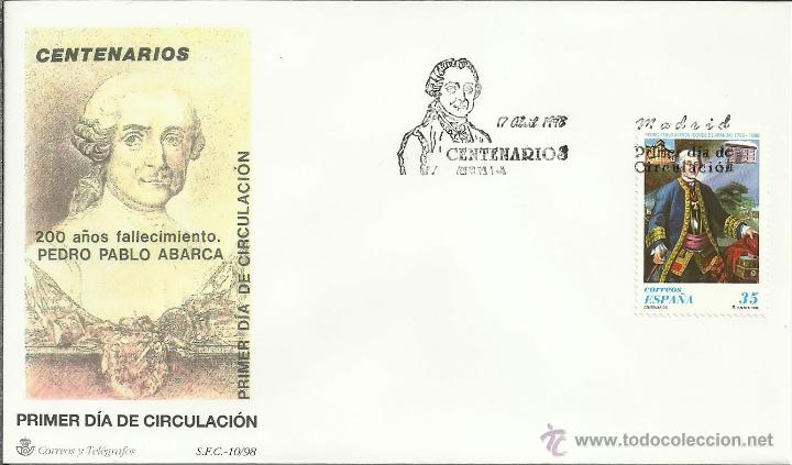 Sellos: ESPA&Ntilde;A SPD 2 CENTENARIO PEDRO PABLO ABARCA - Foto 1