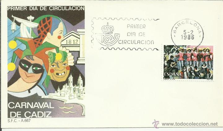 Sellos: ESPA&Ntilde;A SPD CARNAVAL DE CADIZ - Foto 1