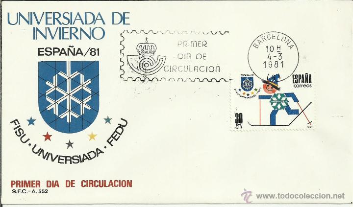 Sellos: ESPA&Ntilde;A SPD UNIVERSIADA DE INVIERNO ESQUI SKI - Foto 1