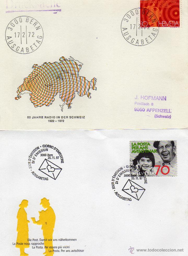 Sellos: CUATRO MATASELLOS SUIZA - Foto 1
