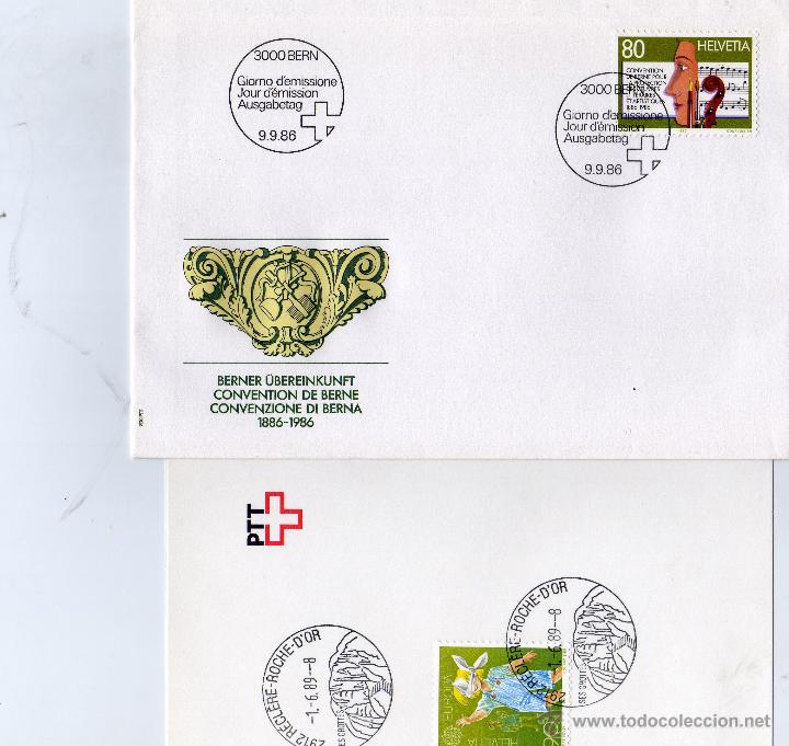 Sellos: CUATRO MATASELLOS SUIZA - Foto 2