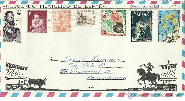 Sellos: SOBRE TURISTICO SELLOS PSIQUITRIA DON QUIJOTE RELIGION FLORES FLORA TEATRO LOPE DE VEGA