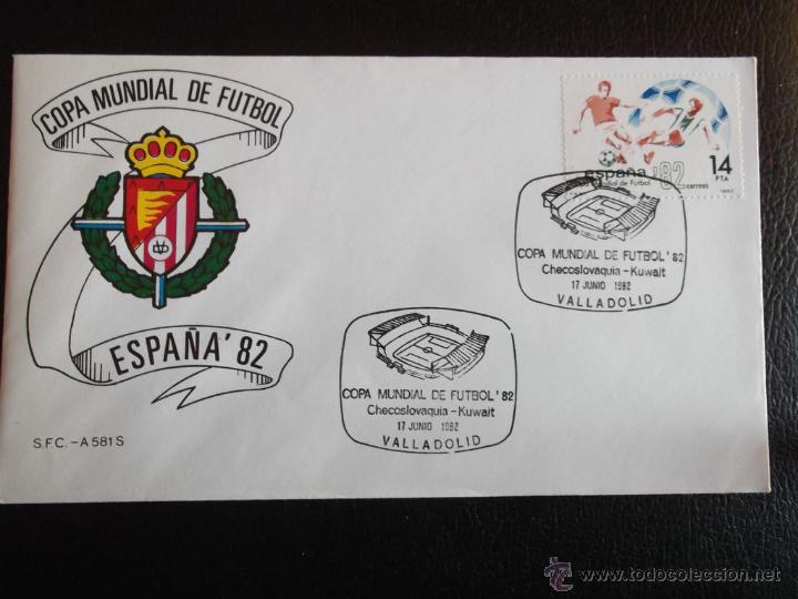 Sellos: Espa&ntilde;a. SPD 2661 Copa Mundial de F&uacute;tbol Espa&ntilde;a'82. 1982. Matasello: Copa Mundial de F&uacute;tbol'82. Checo