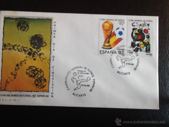 Sellos: Espa&ntilde;a. SPD 2644/45 Copa Mundial de Futbol Espa&ntilde;a'82. 1982. Matasello: Campeonato Mundial de F&uacute;tbol