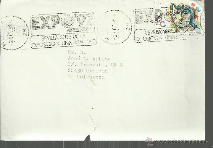 Sellos: MALAGA CC CON MAT EXPO 92 SEVILLA - Foto 1