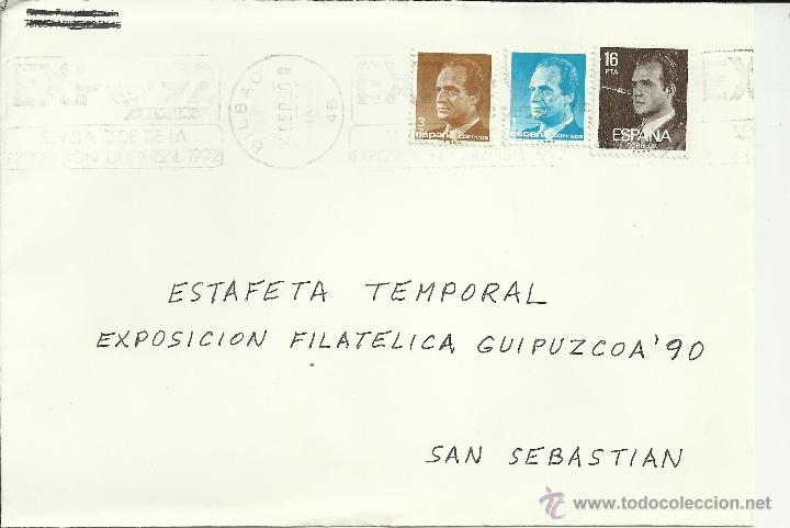 Sellos: BILBAO CC CON MAT EXPO 92 SEVILLA - Foto 1