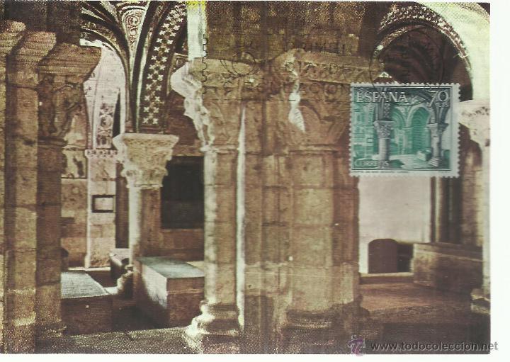 Sellos: ESPA&Ntilde;A TARJETA CRIPTA DE SAN IDIDORO DE LEON ARQUITECTURA - Foto 1